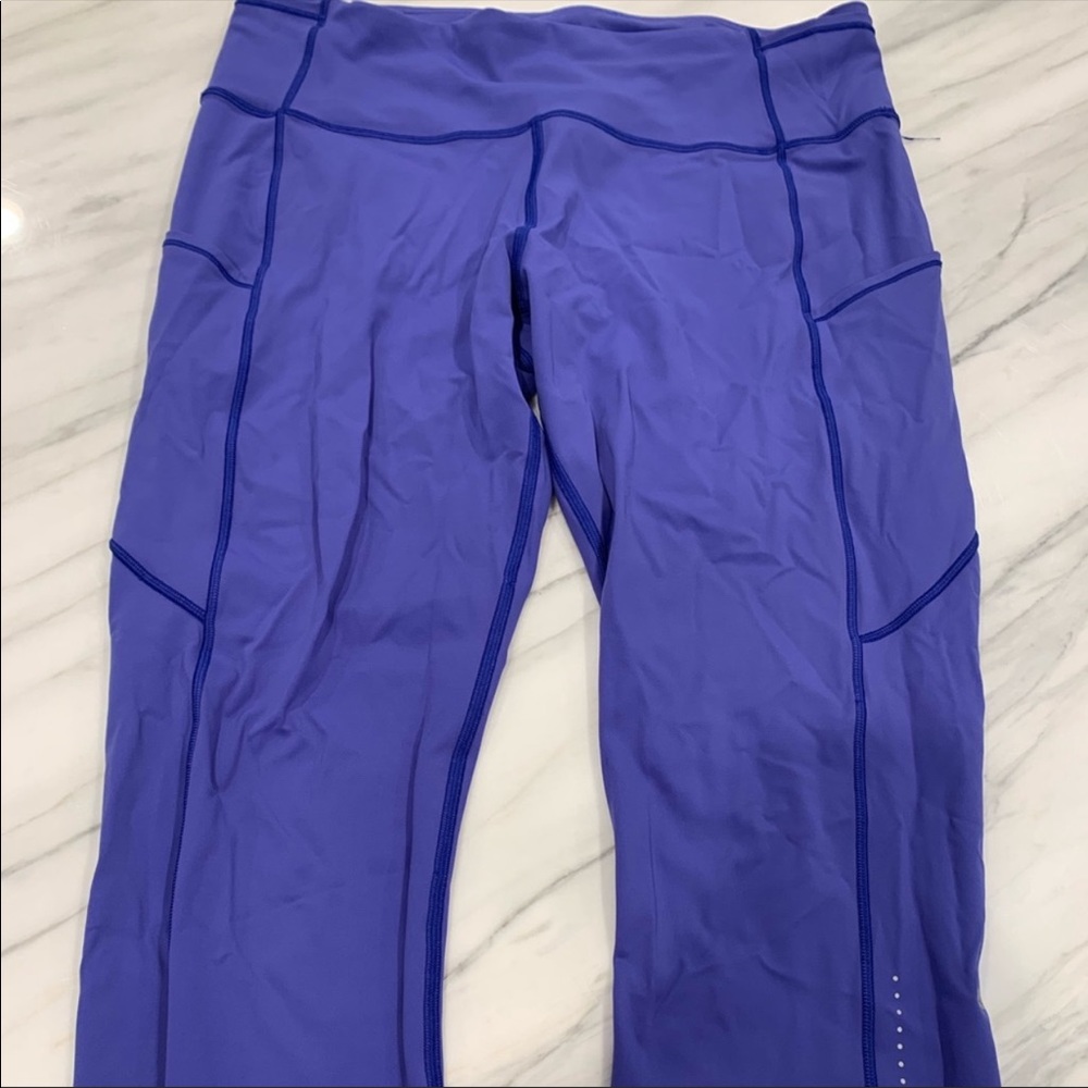 Lululemon fast and free crop 19 size 12